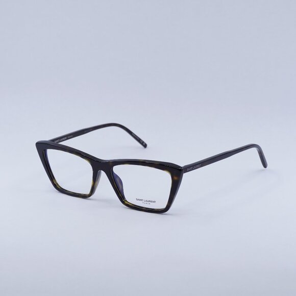 🕶️ New Saint Laurent SL737 MICA THIN OPT 002 Eyeglasses - Havana Frame - Picture 1 of 10